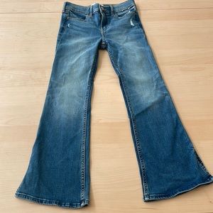Girls 7/8 Abercrombie Flare Bell Bottom Jeans